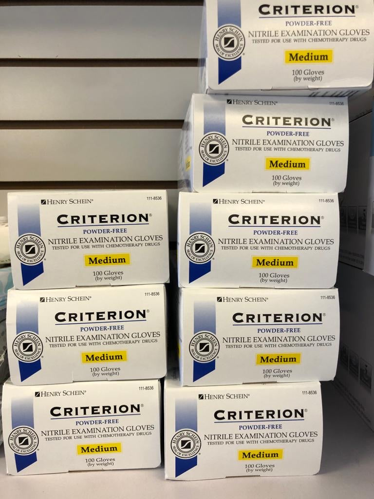 CRITERION POWDER-FREE NITRILE EXAMINATION GLOVES